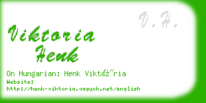 viktoria henk business card